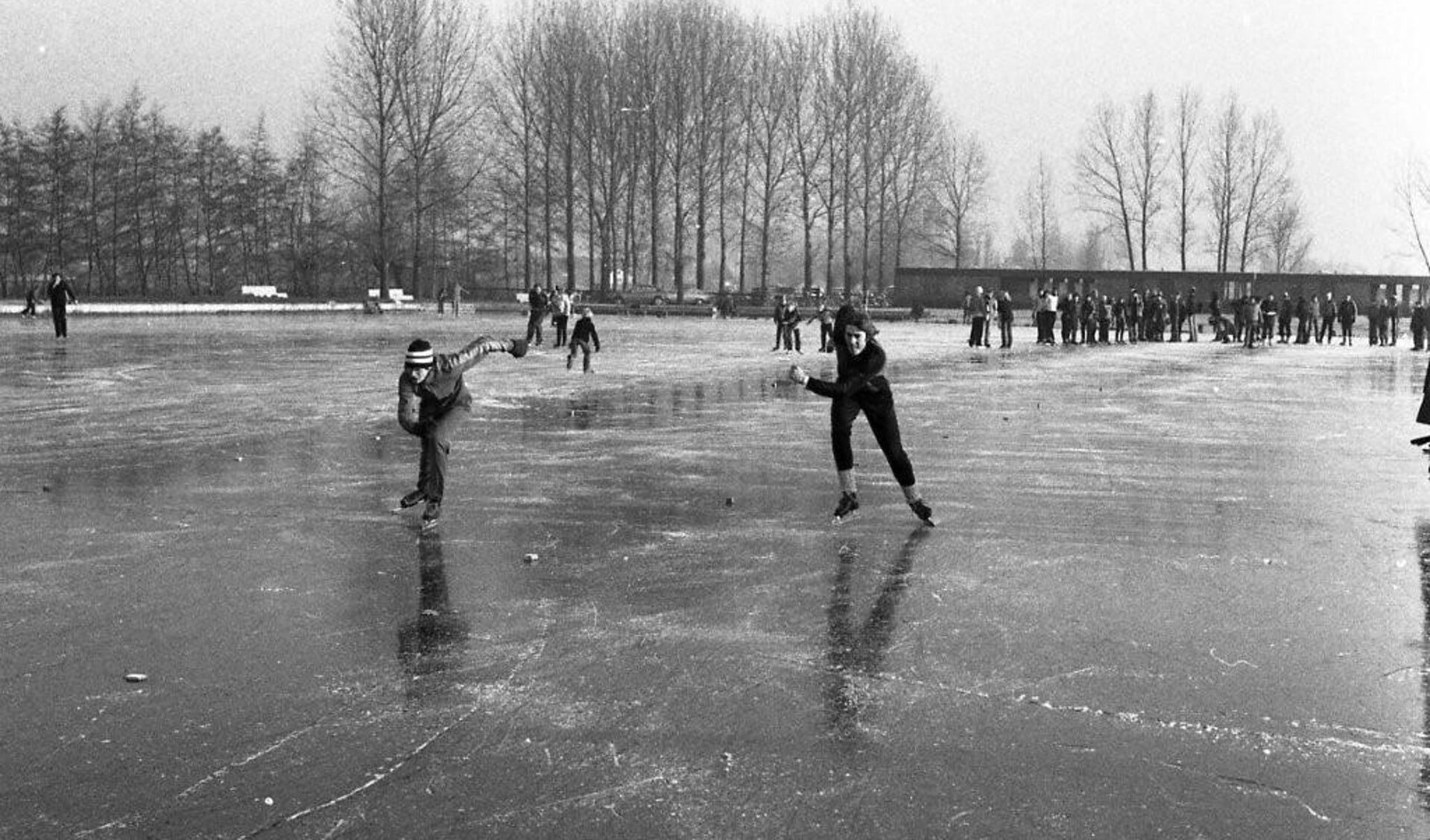 • De winter 1978-1979, met ijs op De Donk in Hoornaar.
