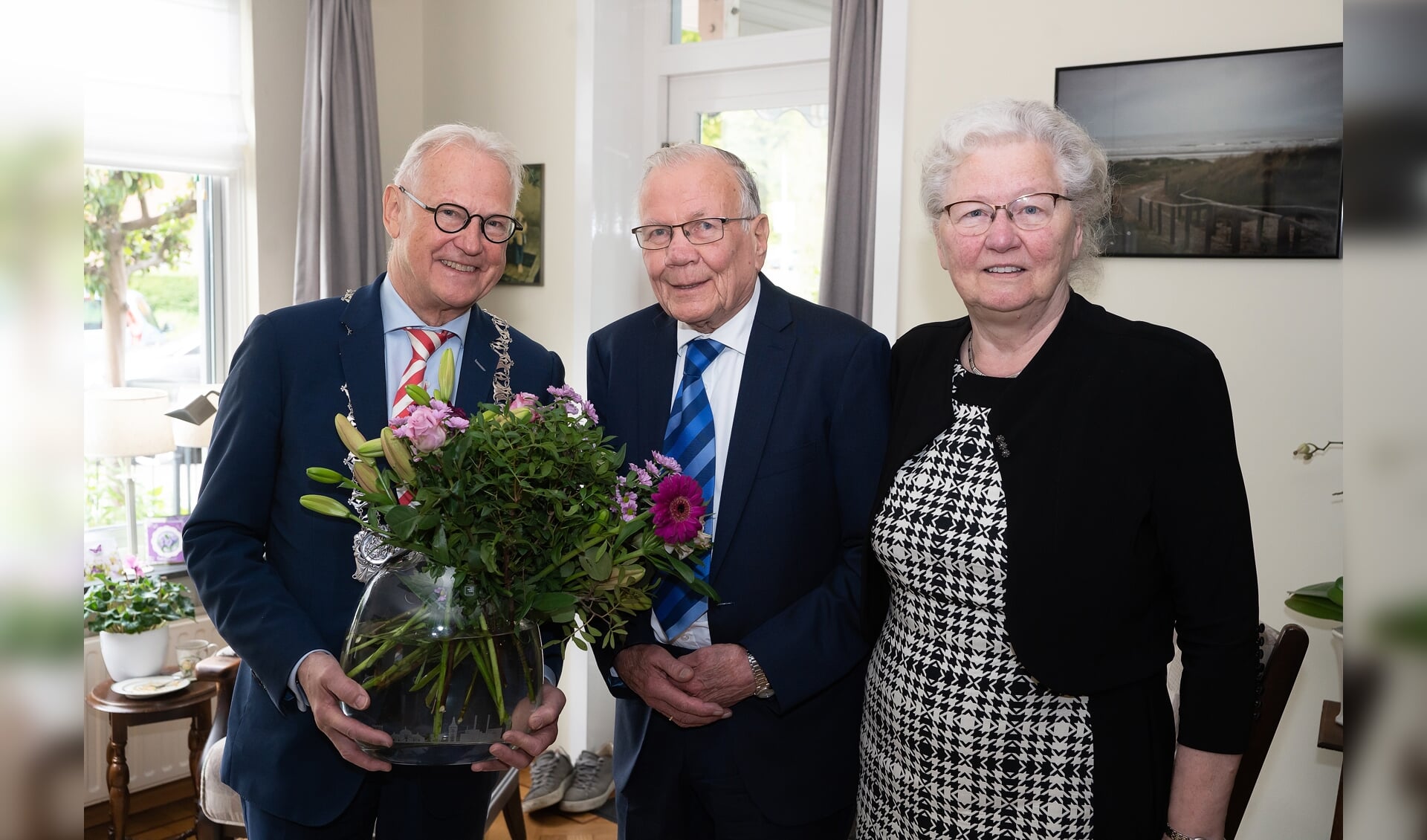 Echtpaar Van Oostenbrugge-van den Hoeven 60 jaar getrouwd