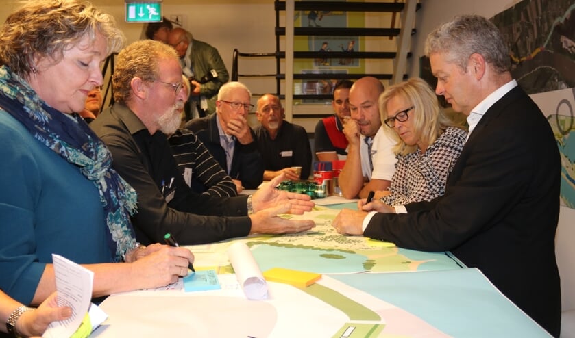 • Bewoners praten mee over de inrichting van het terrein.