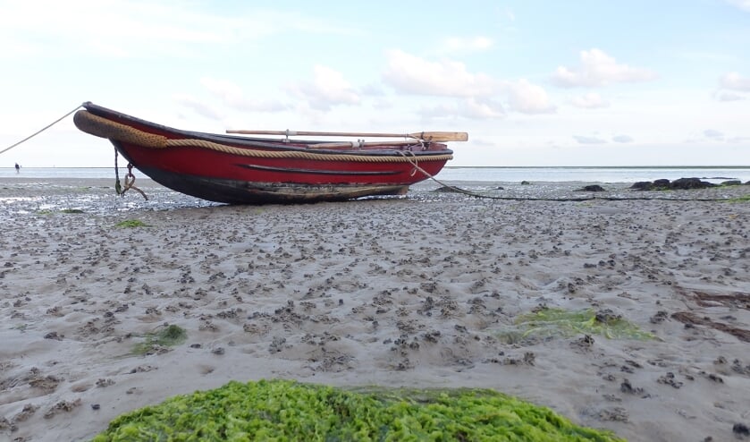 • Foto die Hille Vlasman maakte bij gedicht 'Varen naar diep water'.