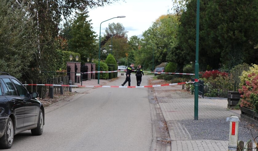 Politie heeft het gebied afgezet.