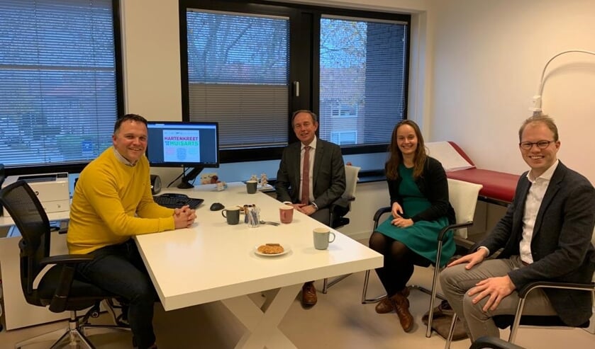 • Ton de Hartog (huisarts), Kees van der Staaij, Anneke Snel (SGPJ), Ardjan Boersma (beleidsmedewerker SGP Tweede Kamer) (v.l.n.r.).