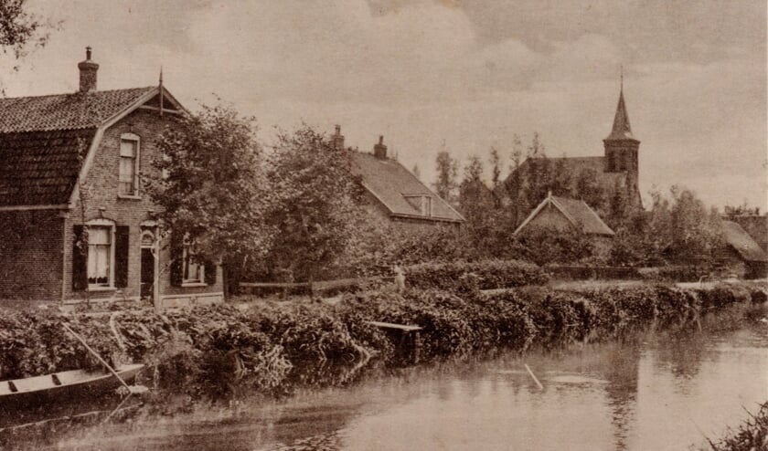 • De vliet bij Schelluinen zoals die er vroeger uitzag.