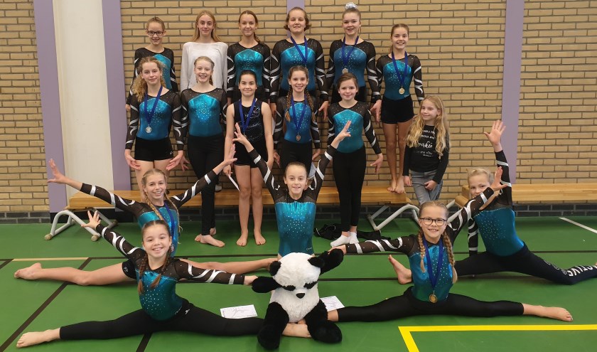 • De turnsters van GTV Argos uit Zaltbommel.