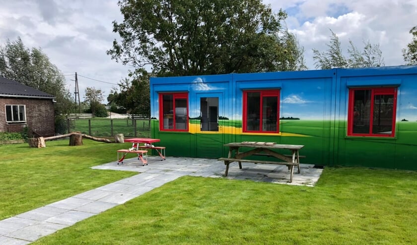 • Het buitenterrein van bso Naar Buiten in Vlist.
