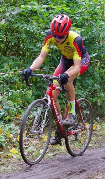 • Christiaan van Rees in actie tijdens de Koppenbergcross.