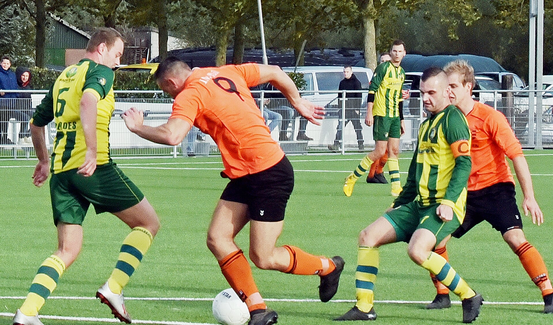 Tegen HSSC’61 scoorde Warmenhoven de winnende treffer.