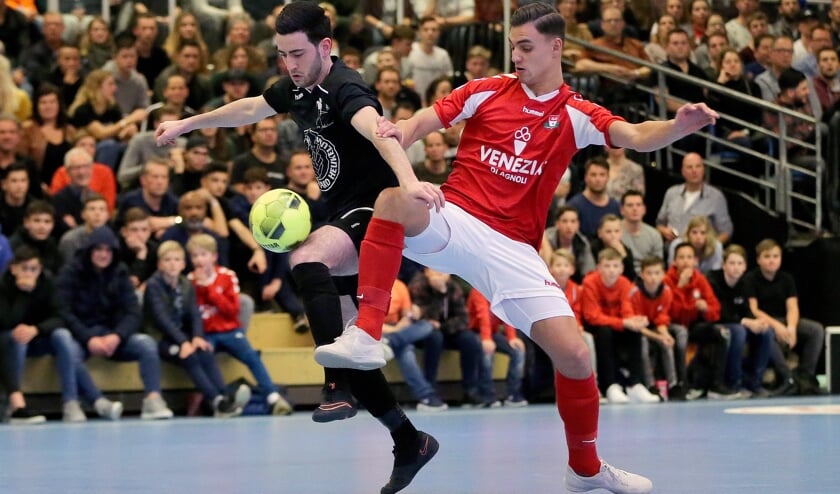 • Beeld uit de finale van de Proxsys Cup 2018-2019 tussen GJS en Heukelum.