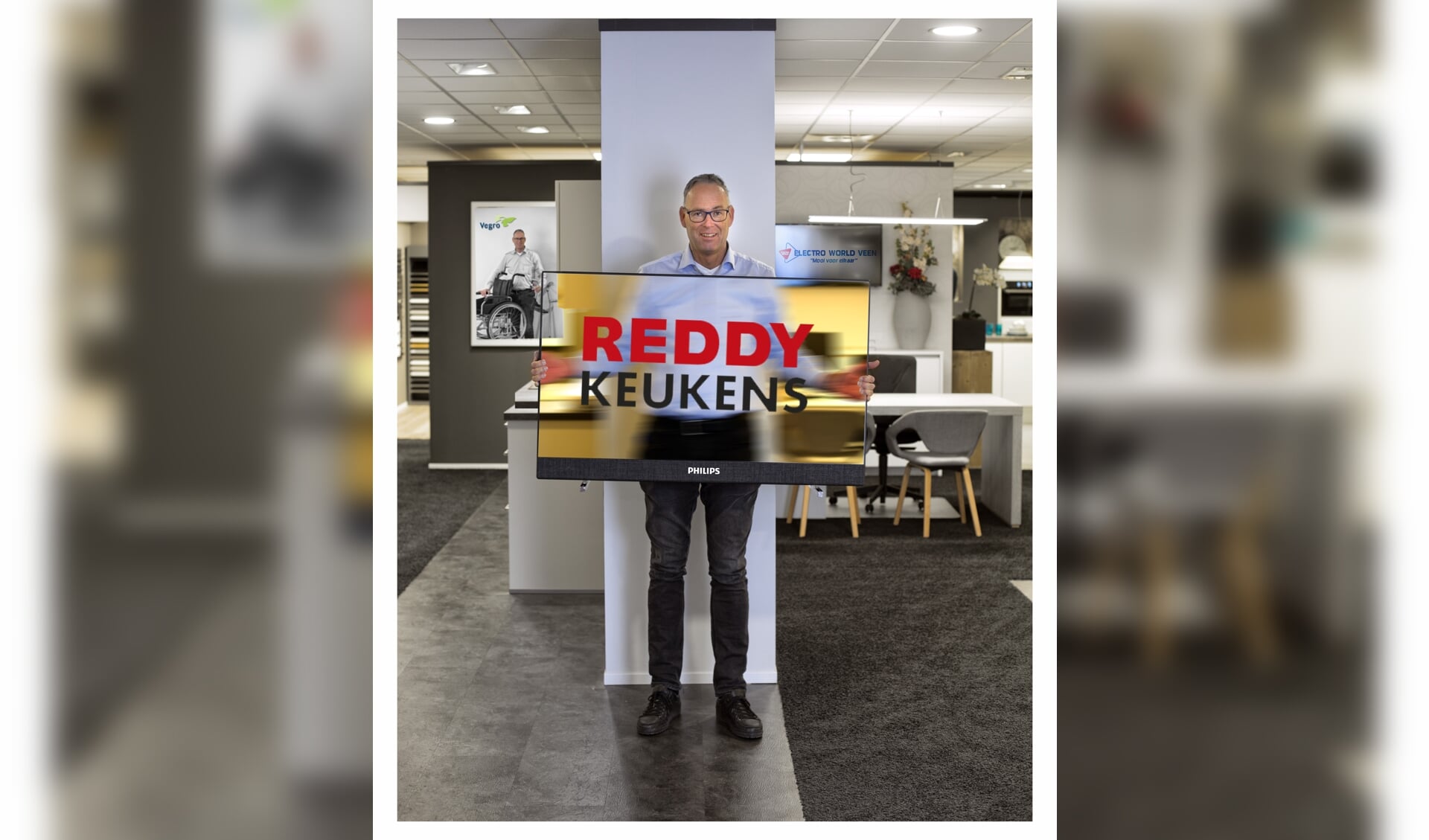 Dennis van Roosmalen opent 9 december Thuiszorgwinkel Veen.