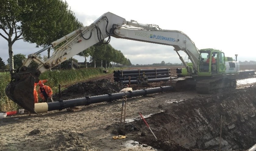 • Er komt een nieuwe persleiding naar de rioolwaterzuivering in Zaltbommel.