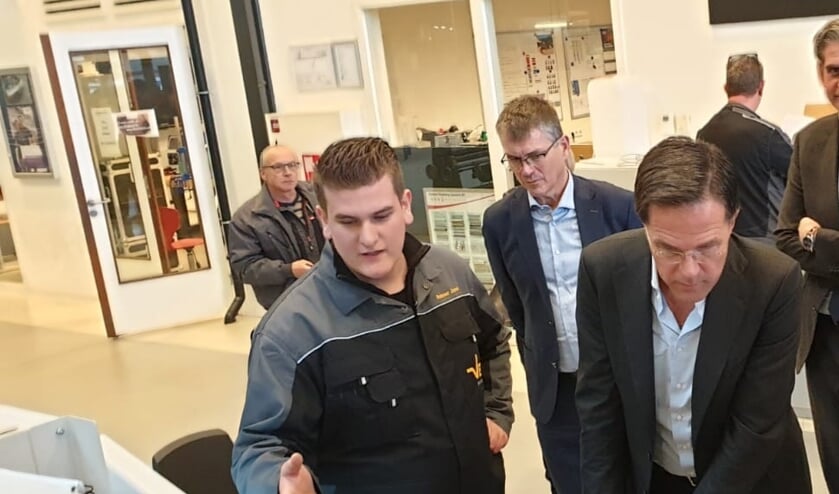 • Reinier Jansen en Mark Rutte.