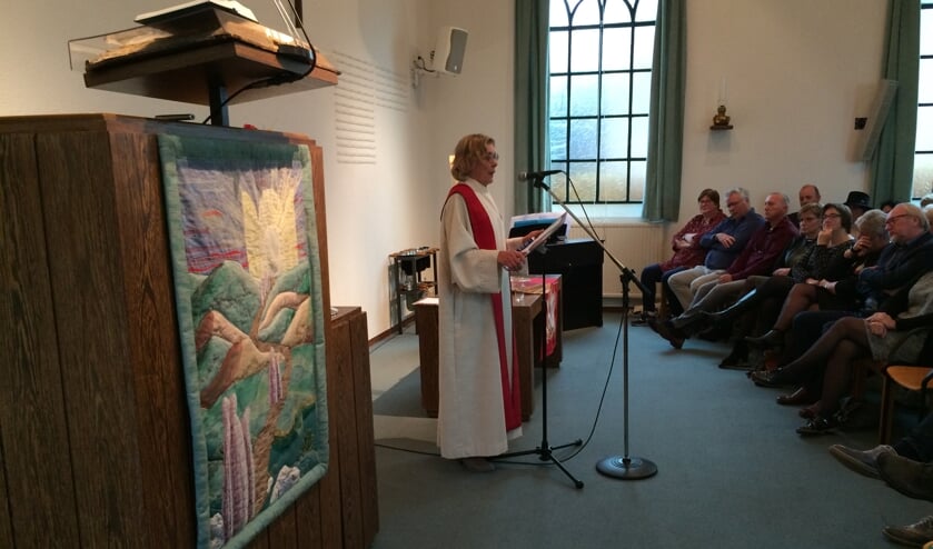 • Dominee Germa Rietberg nam met pijn in het hart afscheid van de 'Kliederkerk'.