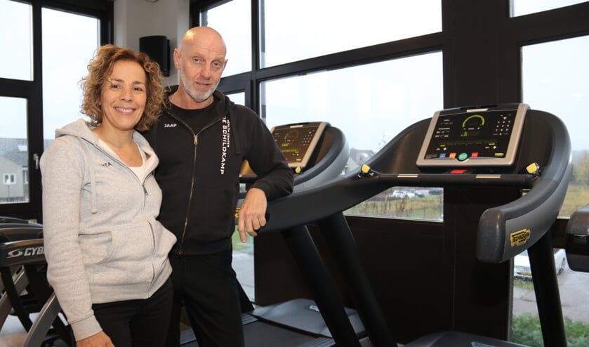 • Thea en Jaap Bogerd zijn trots op hun fitnesscentrum.