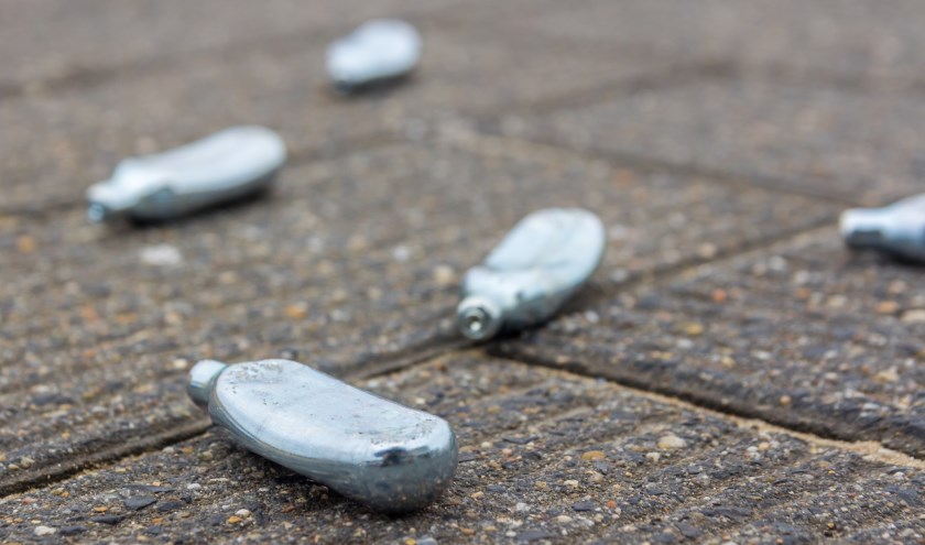 • In Maasdriel worden niet zoveel lachgaspatronen op straat gevonden.