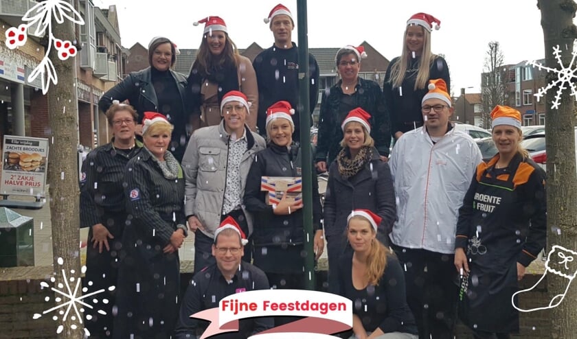 • De ondernemers van de Decemberactie in Groot-Ammers.