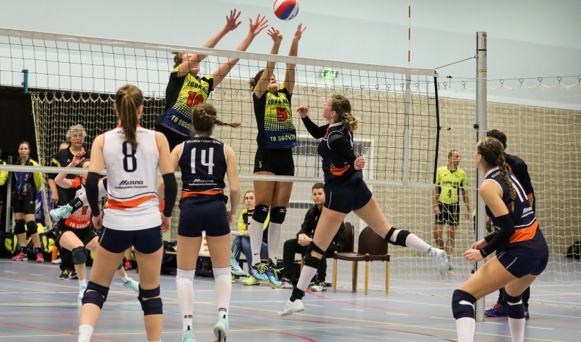 • Volley Meerkerk'95 won de derby tegen Next Volley.