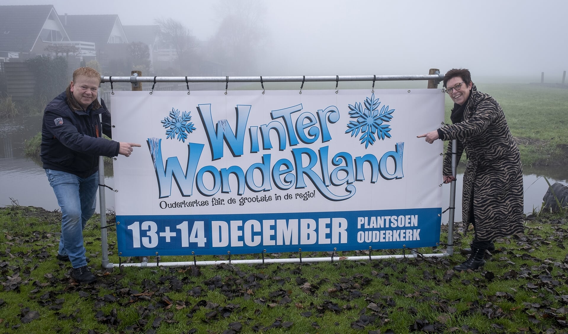 • Henk Vergeer en Margriet Vonk Noordegraaf; de mensen achter Winter Wonderland Ouderkerk.