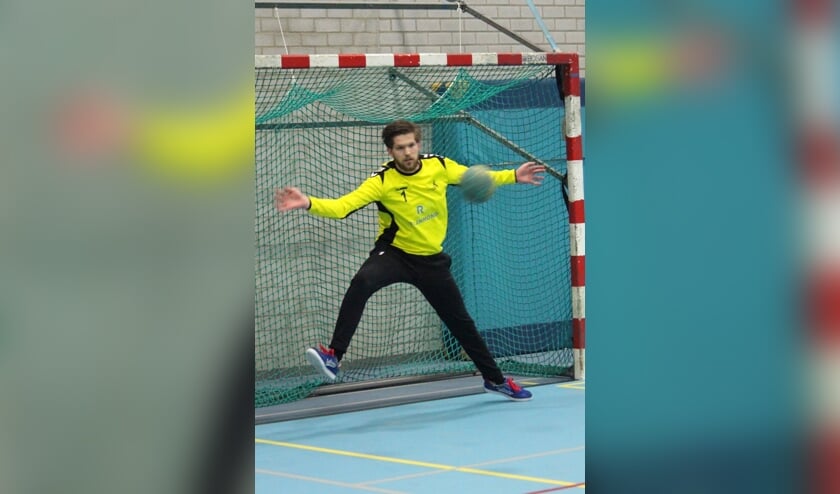 • Brandon van Dalen keepte een goede wedstrijd.