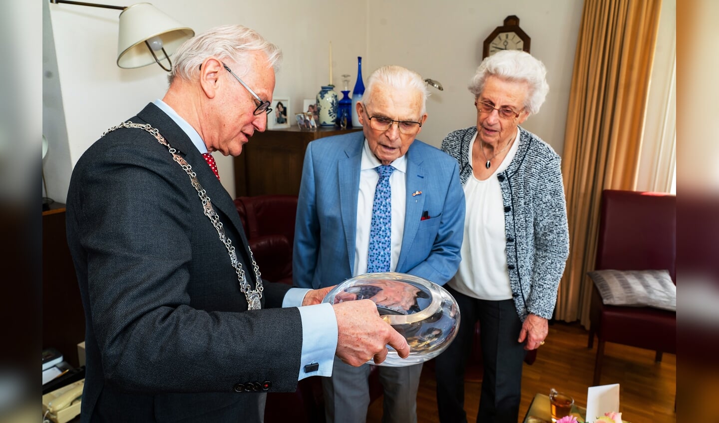 60 Jarig huwelijk echtpaar Den-Hertog-Brouwer