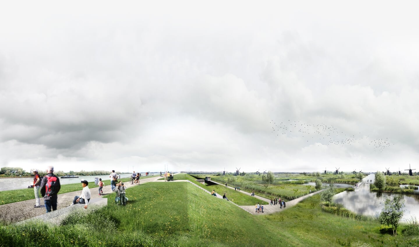 Het ontwerp van Lekdijk Park.