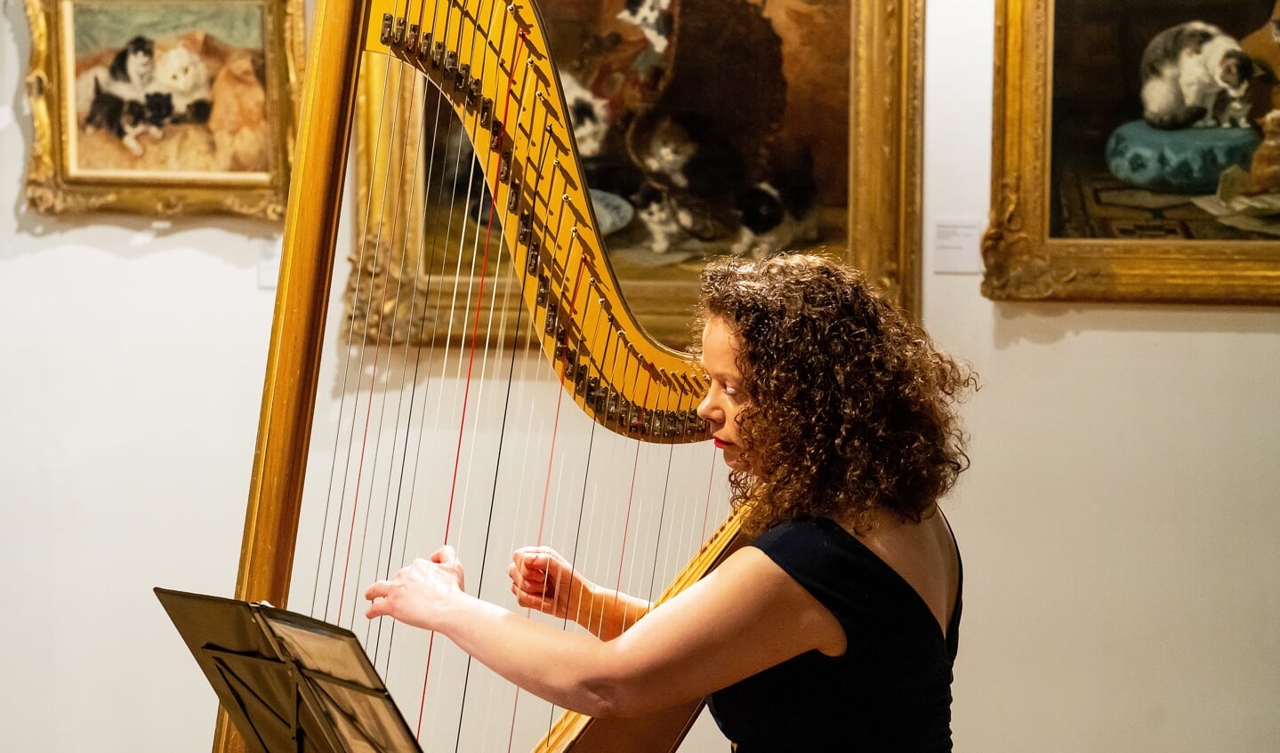 Concert Harpiste Carla Bos • Sagen vd Rijn
