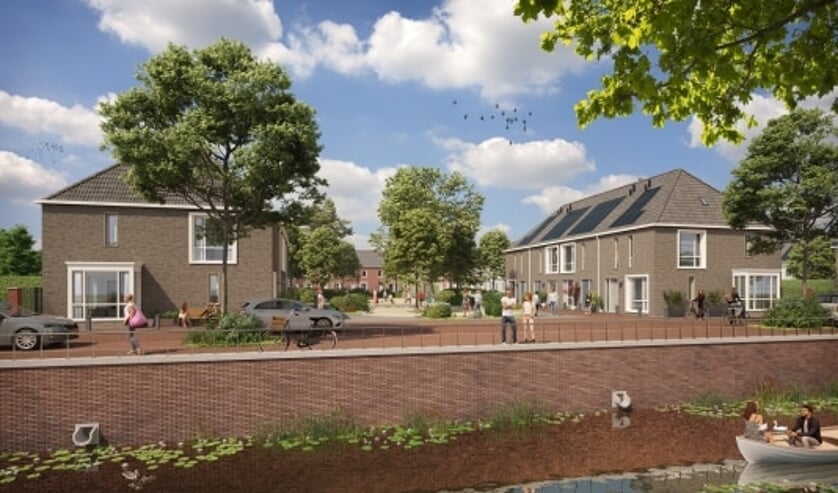 • Impressie van de duurzame woningen.