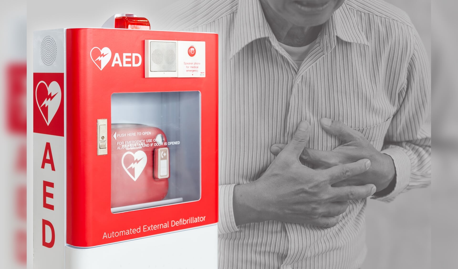 • Met een AED kunnen omstanders eerste hulp verlenen bij een hartstilstand.