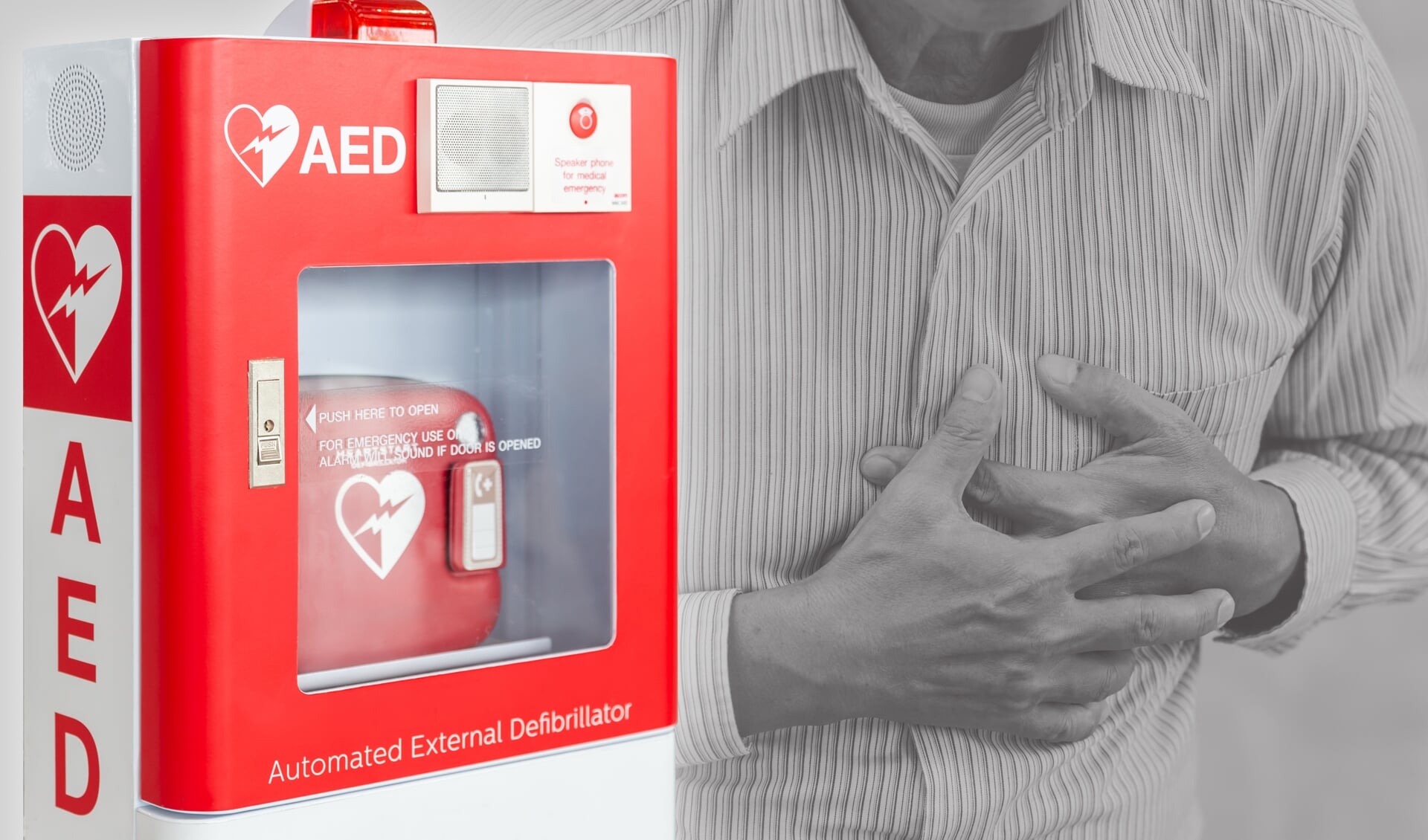 • Met een AED kunnen omstanders eerste hulp verlenen bij een hartstilstand.