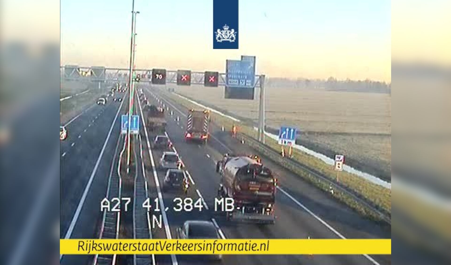 • De A27 richting Utrecht.