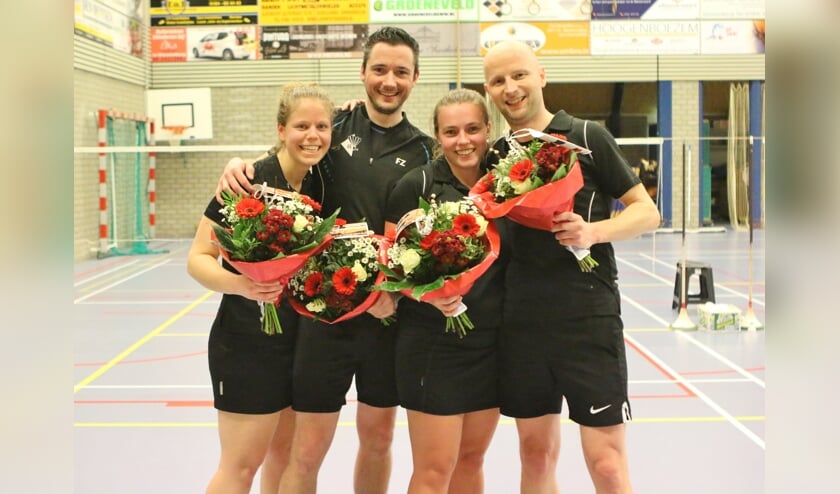 • In een razend spannend duel tegen Vridos haalde Badmintonclub Leerdam de titel binnen.