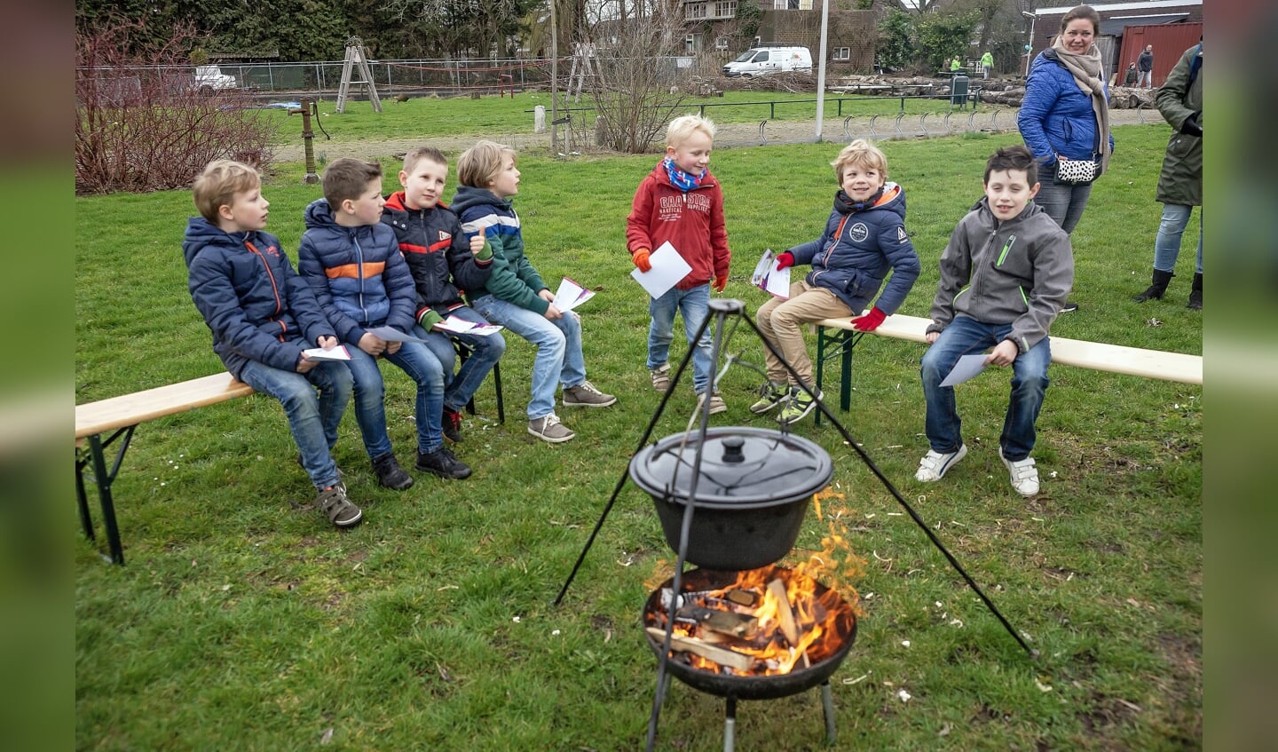 Buitenspeelactiviteit  thema 'Winterspelen'