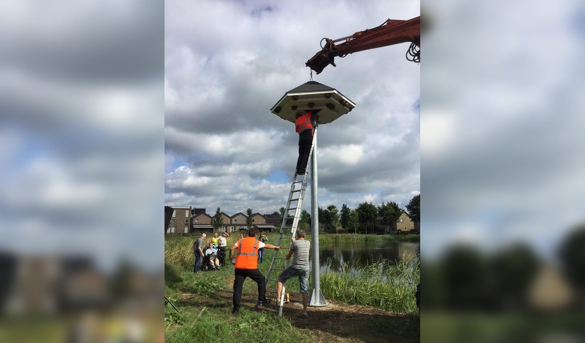 De zwaluwtil in Sleeuwijk.