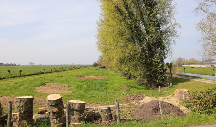 • De locatie waar de kleine camping zou moeten komen.