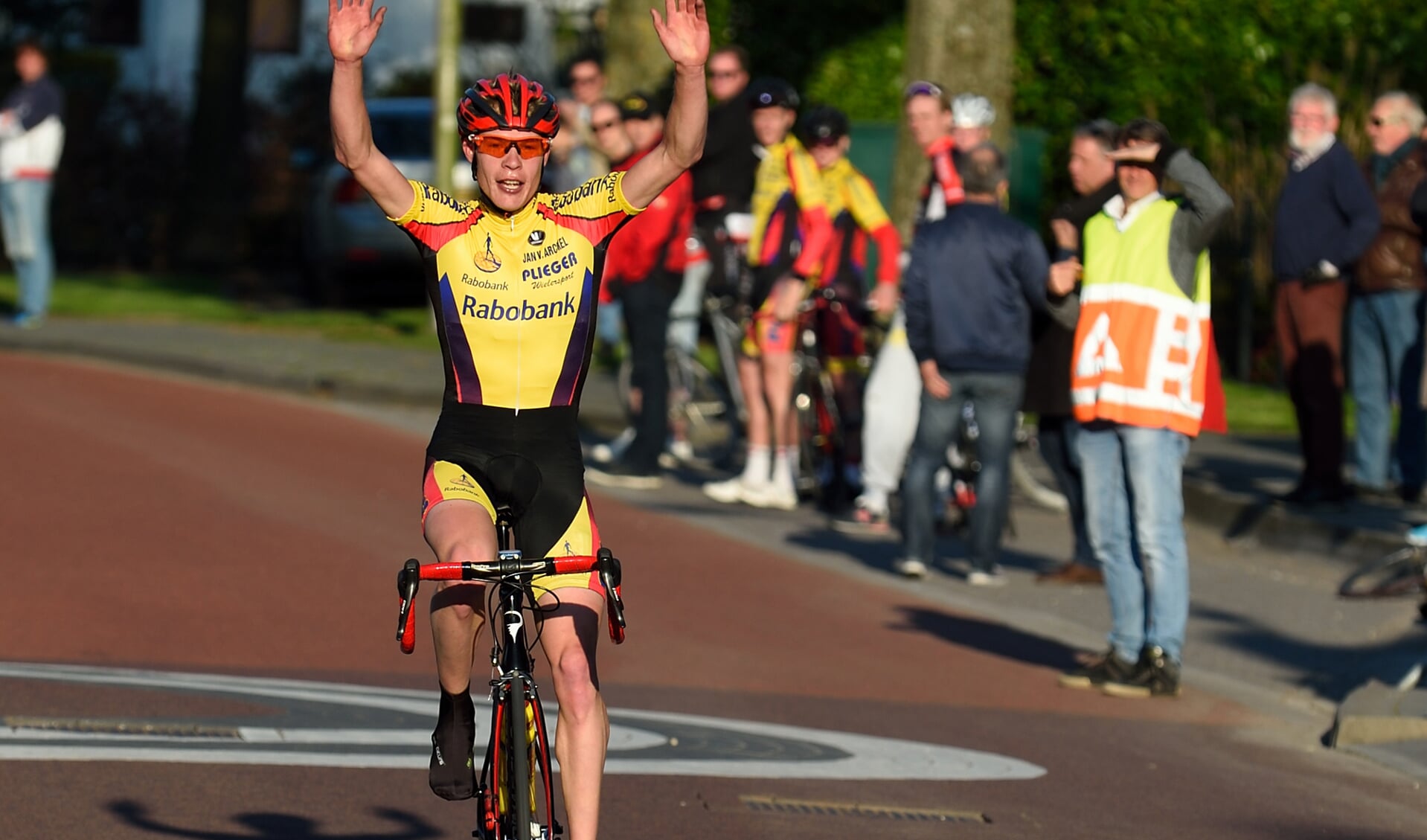 • Arno Kleinjan won de Ronde van Lexmond in 2018.