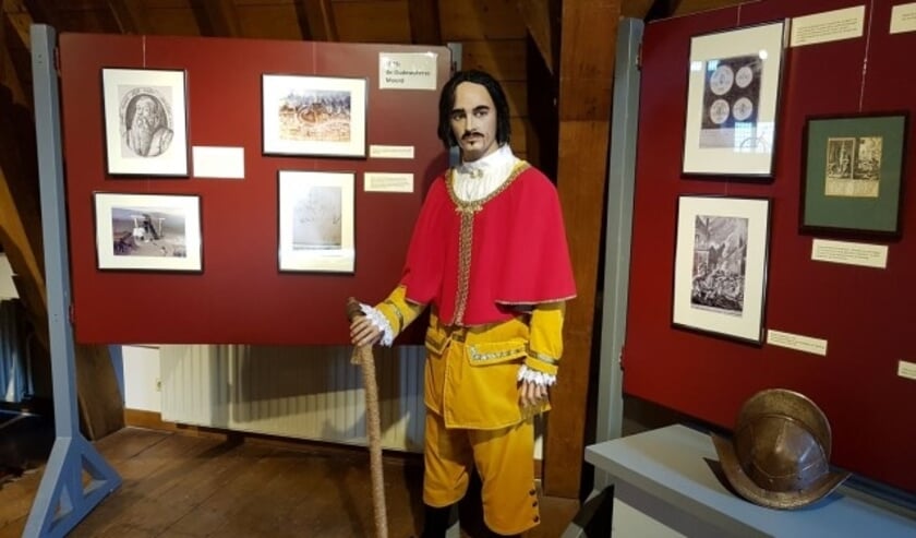 Ook in de tentoonstelling: Jan Pietersz van der Lee, telg uit het bekende touwslagersgeslacht Als kapitein van de Schutterij aanvoerder van de verdediging van de stad in 1575. (Foto: GVO)