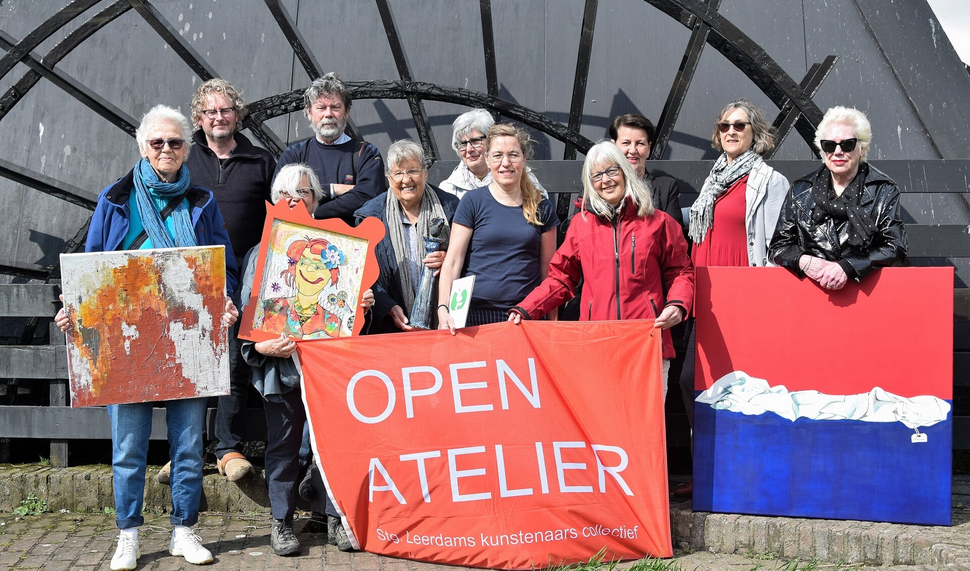 Deelnemers Open Atelier 2019. 