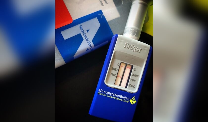 • De drugstest van de politie.