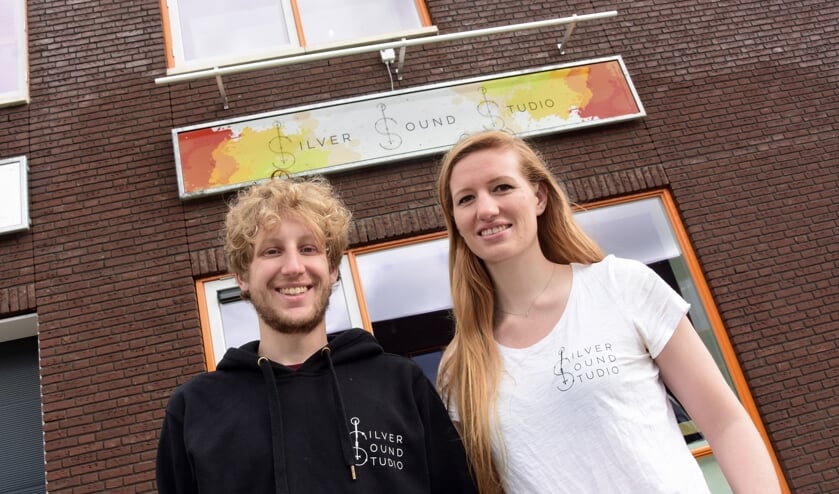 • Jitse Tilman en Mikky Zomerdijk voor hun Silver Sound Studio.