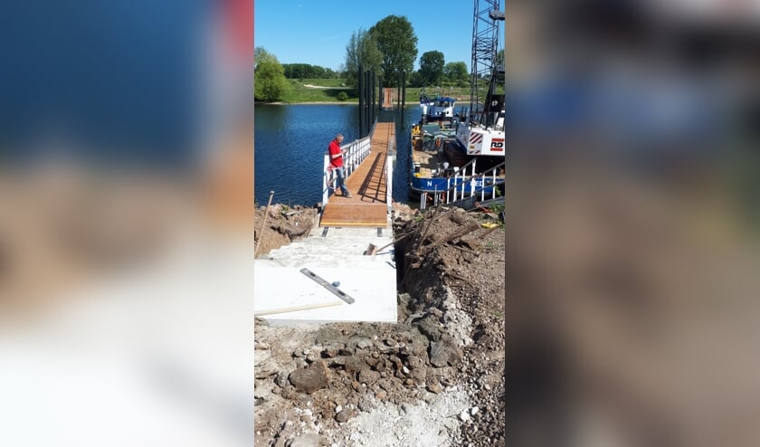 • De trekpont wordt zondag in gebruik genomen.