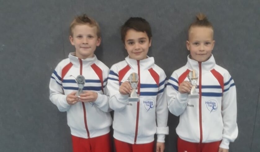 Vier keer goud Hellasturners