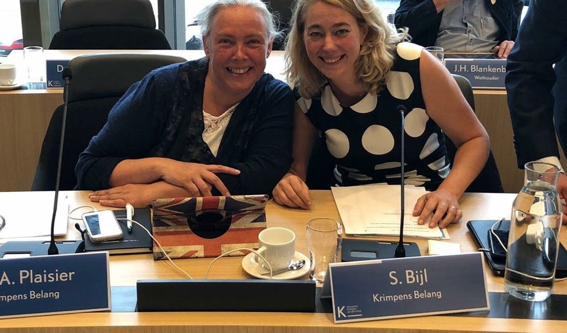 • Raadsleden Sethi Plaisir en Saskia Bijl van Krimpens Belang in 2019.