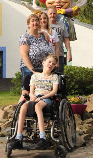 • Marianne Duits met haar gezin.