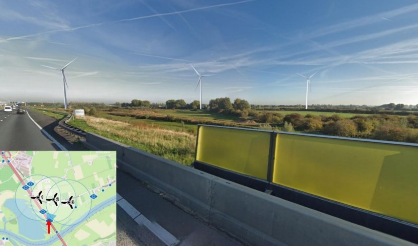 • Zo moeten de windmolens bij Hoenzadriel eruit komen te zien.