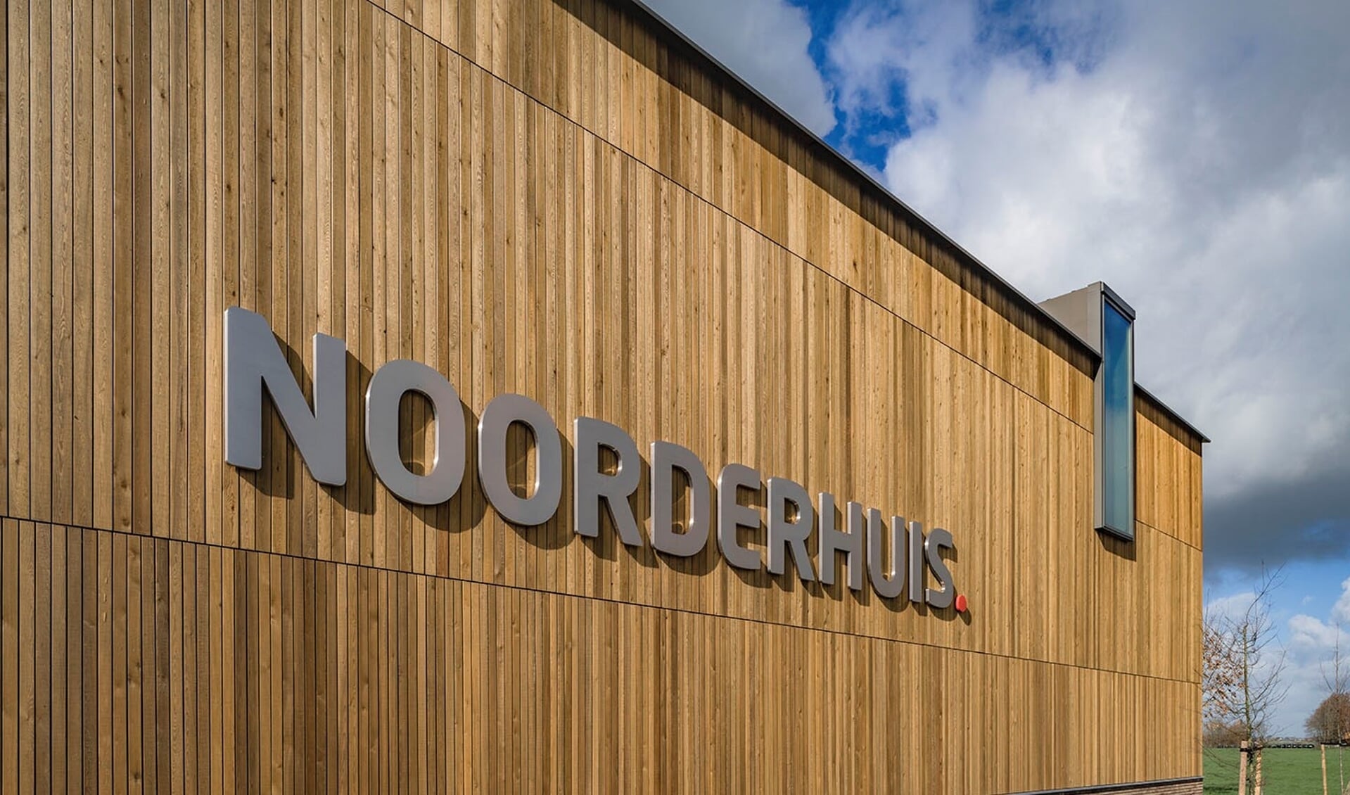 • De gevel van het Noorderhuis in Noordeloos.