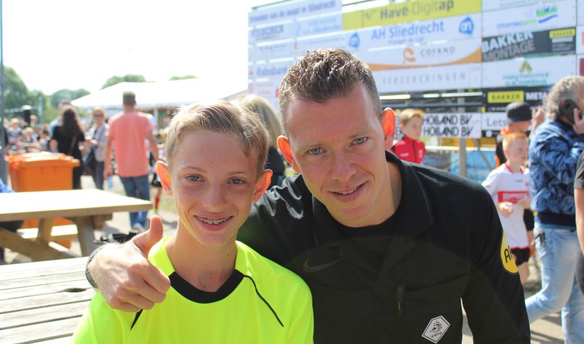 • Bjorn Sala met Allard Lindhout.