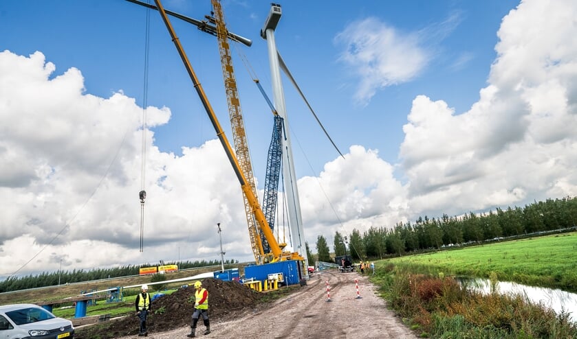 • De bouw van Windpark Autena in 2017.