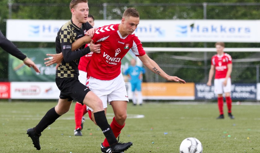 • Beeld uit de toernooifinale van afgelopen seizoen tussen GJS en Kozakken Boys 2.