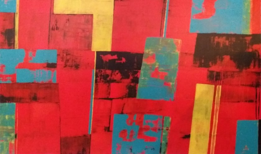 • Abstract werk van Gerard Akerboom.