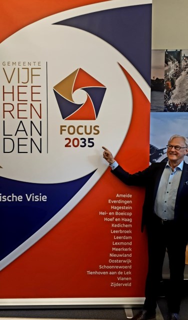 • Burgemeester Jan Pieter Lokker onthulde vandaag het toekomstvisietraject