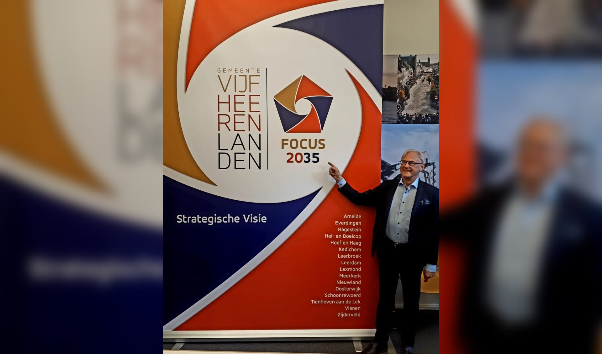 • Burgemeester Jan Pieter Lokker onthulde vandaag het toekomstvisietraject